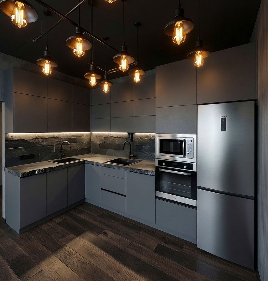 Фото готовой кухни